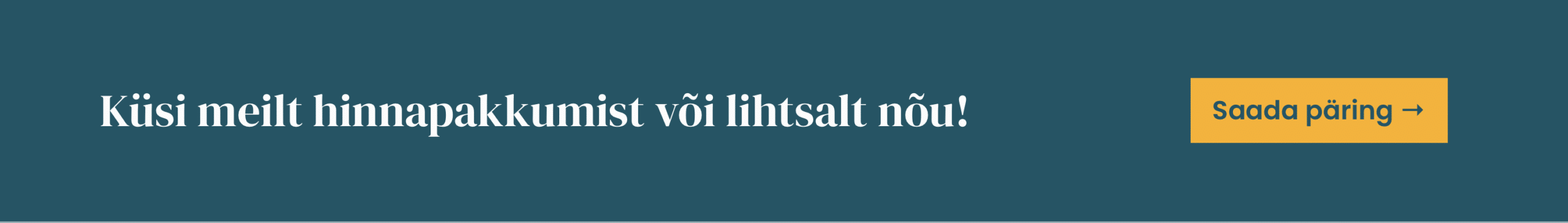 Kodulehe tegemine - hinnapäring